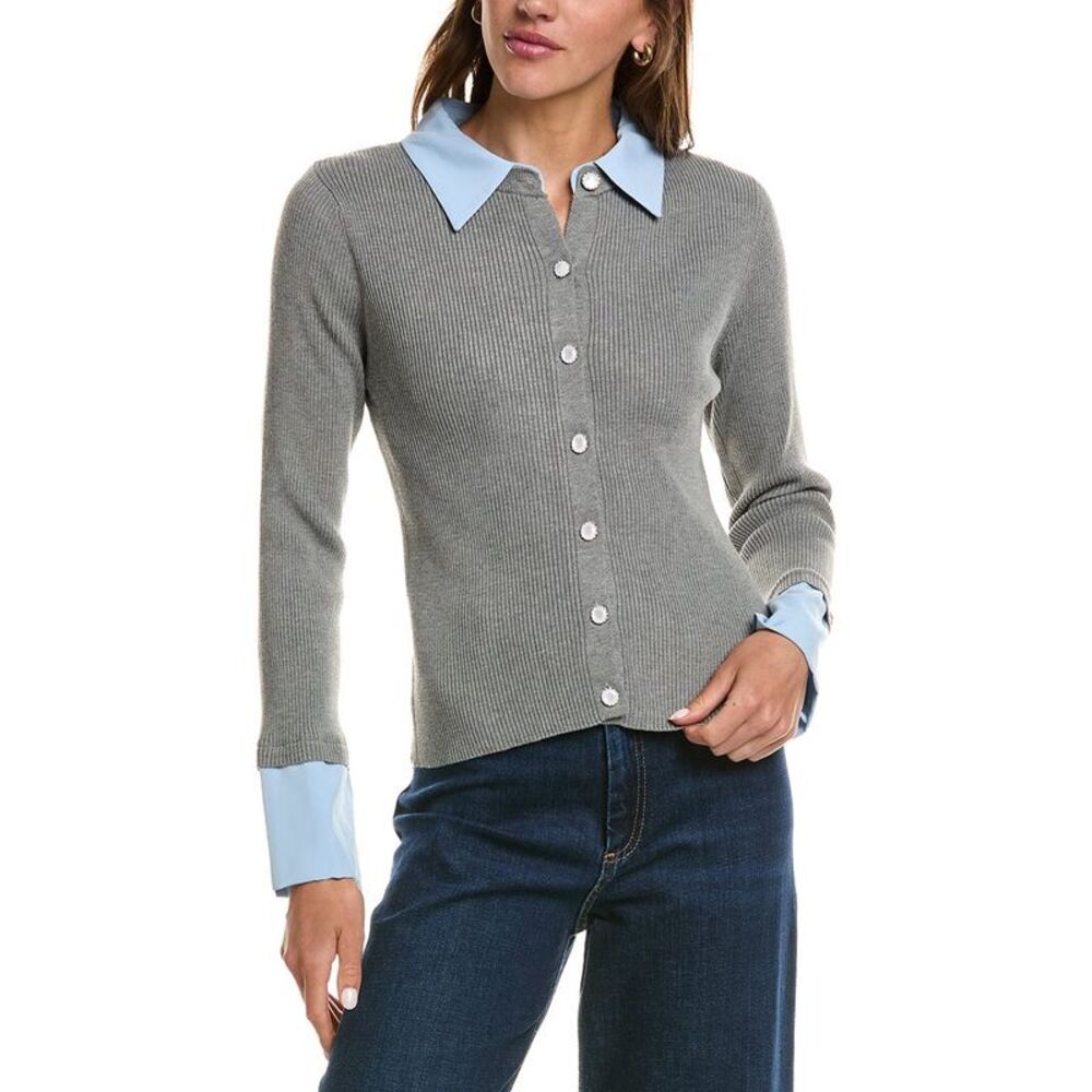 Nanette Nanette Lepore Womens Knit Top, Blue
